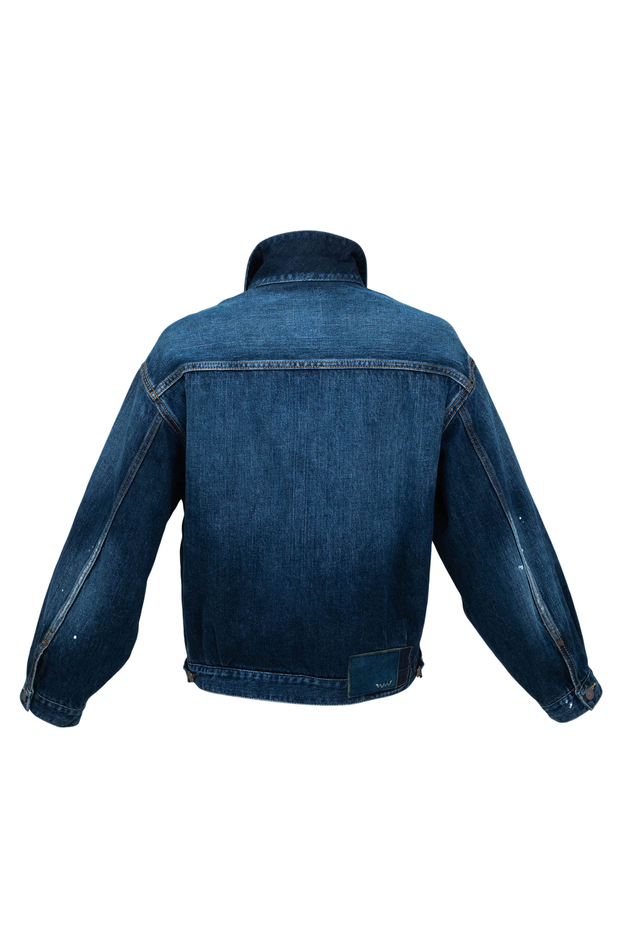 Visvim 1010dmgd Japanese Denim Dark Blue Pleat Front Jacket New