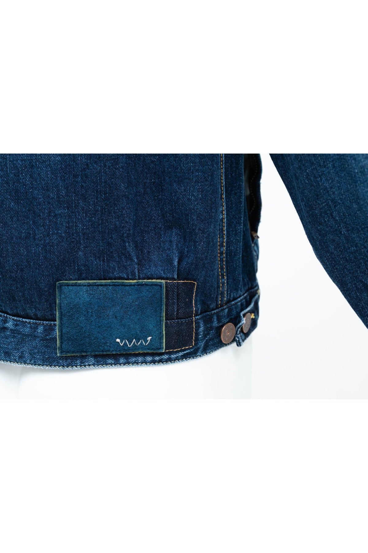 Visvim 1010dmgd Japanese Denim Dark Blue Pleat Front Jacket New With Tags