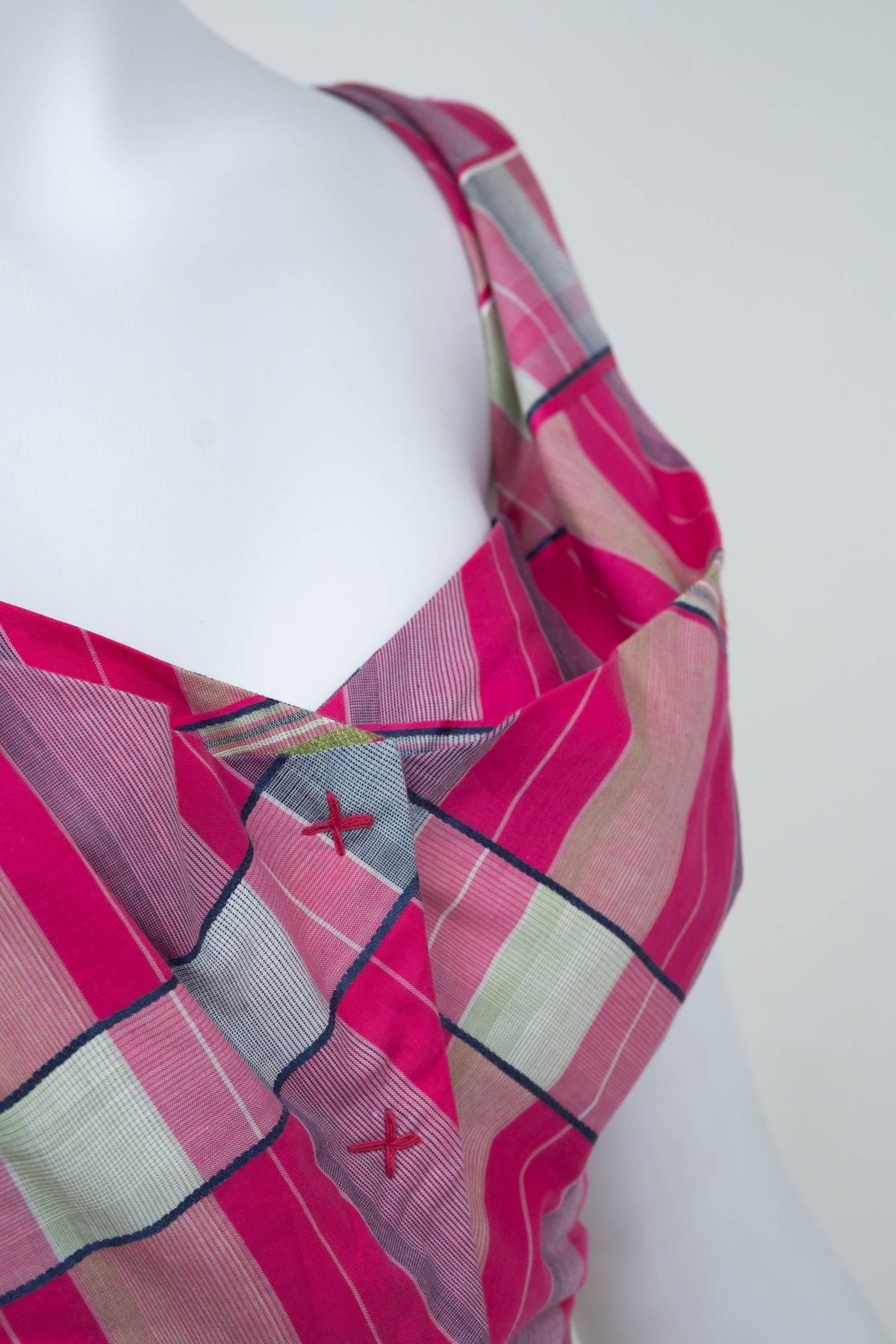 Vivienne Westwood Anglomania Pink Plaid Shirt Size Small