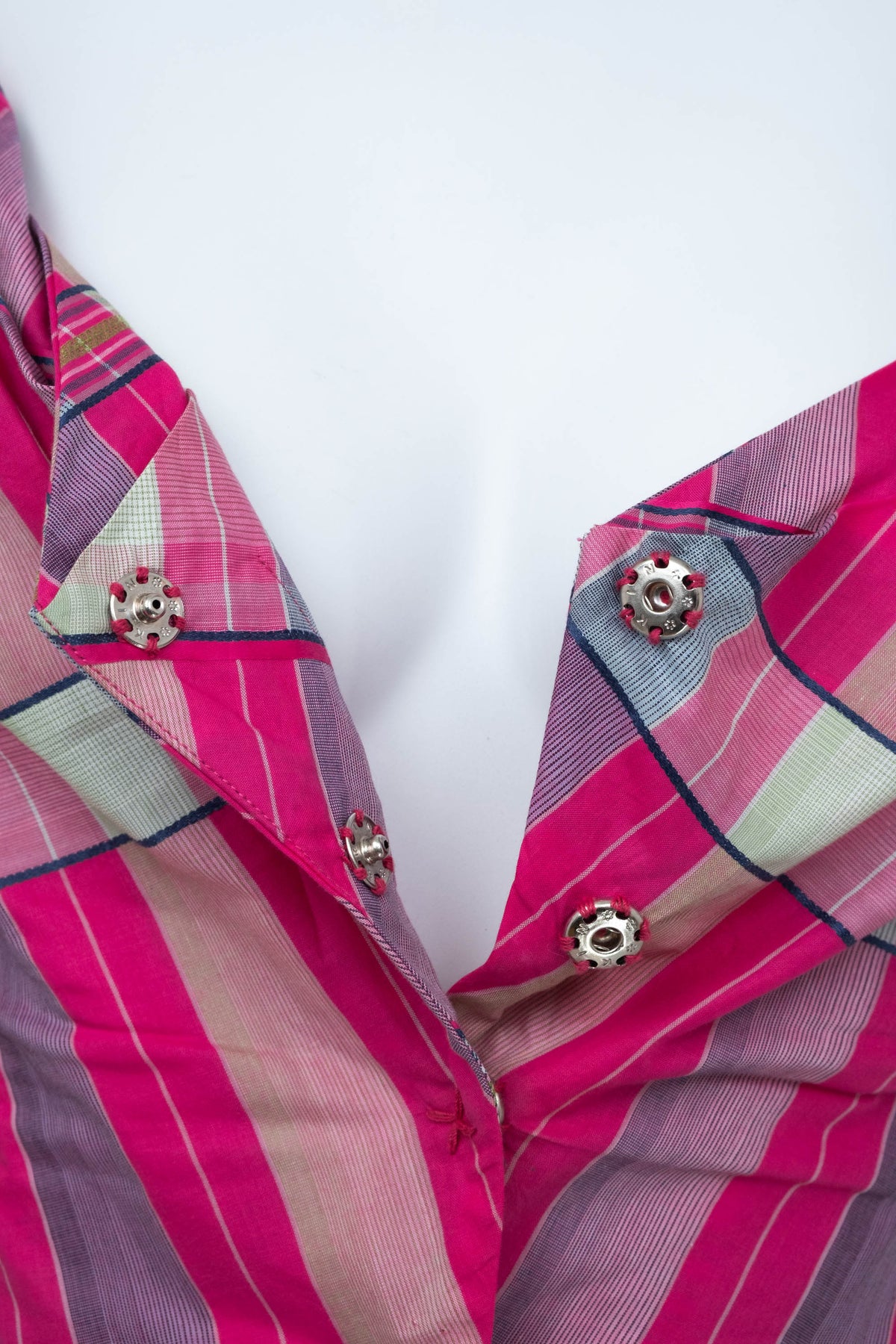 Vivienne Westwood Anglomania Pink Plaid Shirt Size Small
