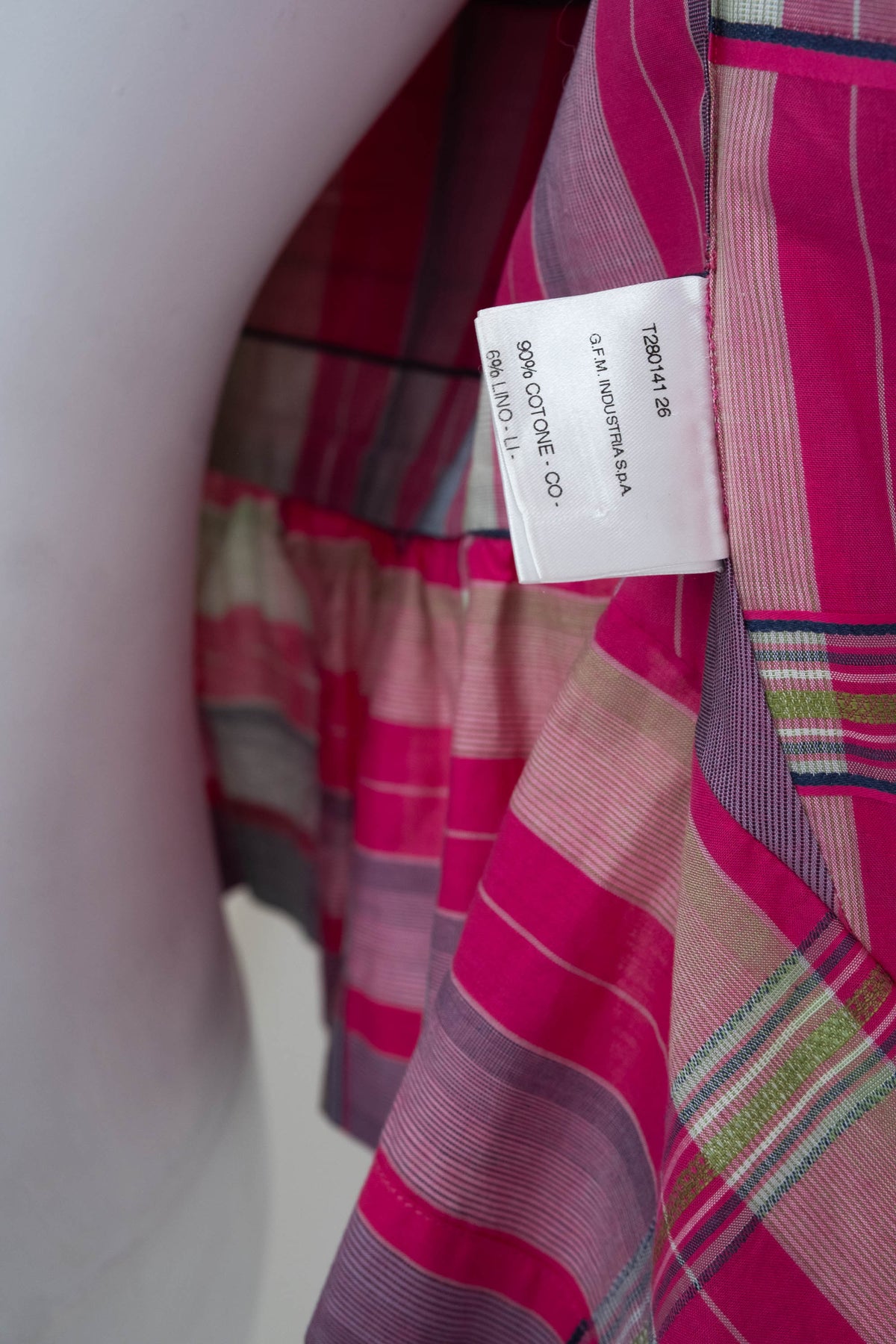 Vivienne Westwood Anglomania Pink Plaid Shirt Size Small