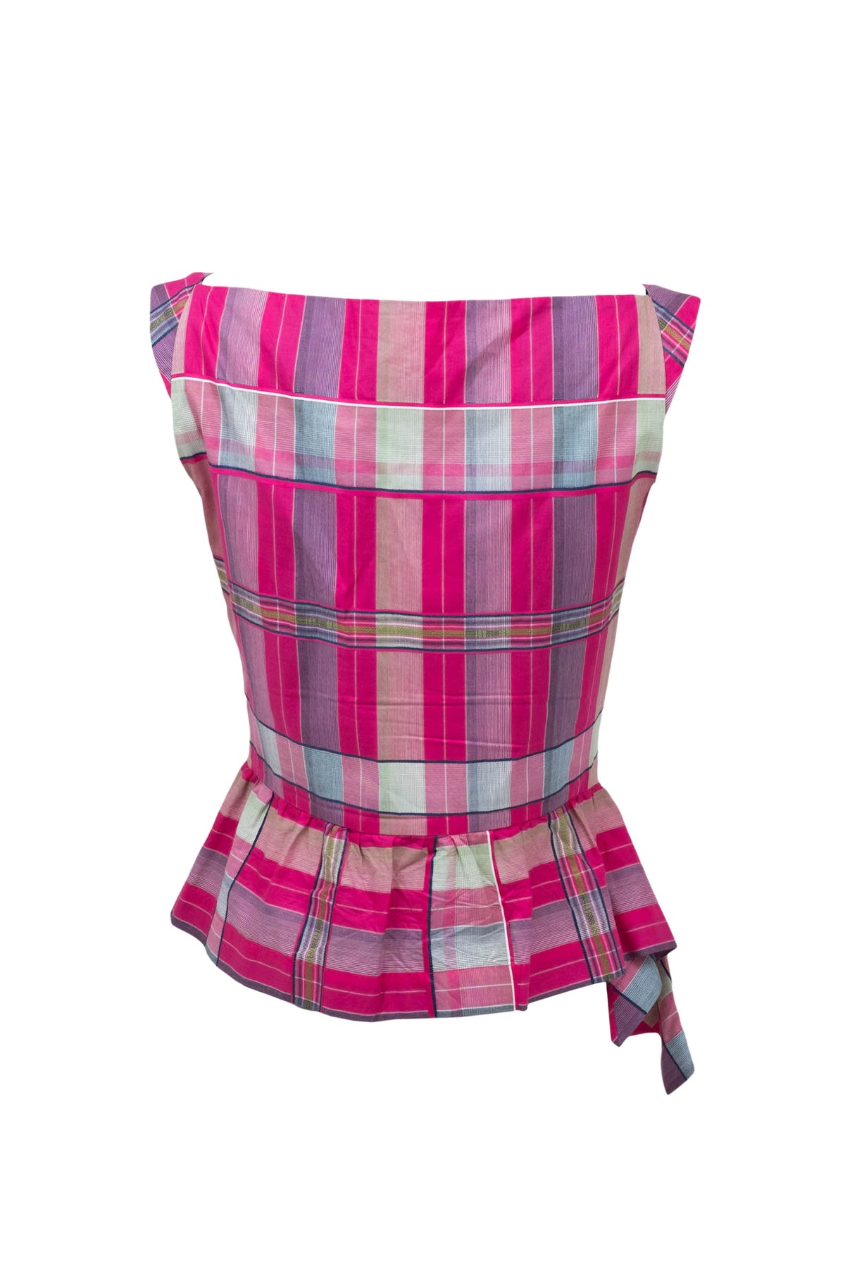 Vivienne Westwood Anglomania Pink Plaid Shirt Size Small