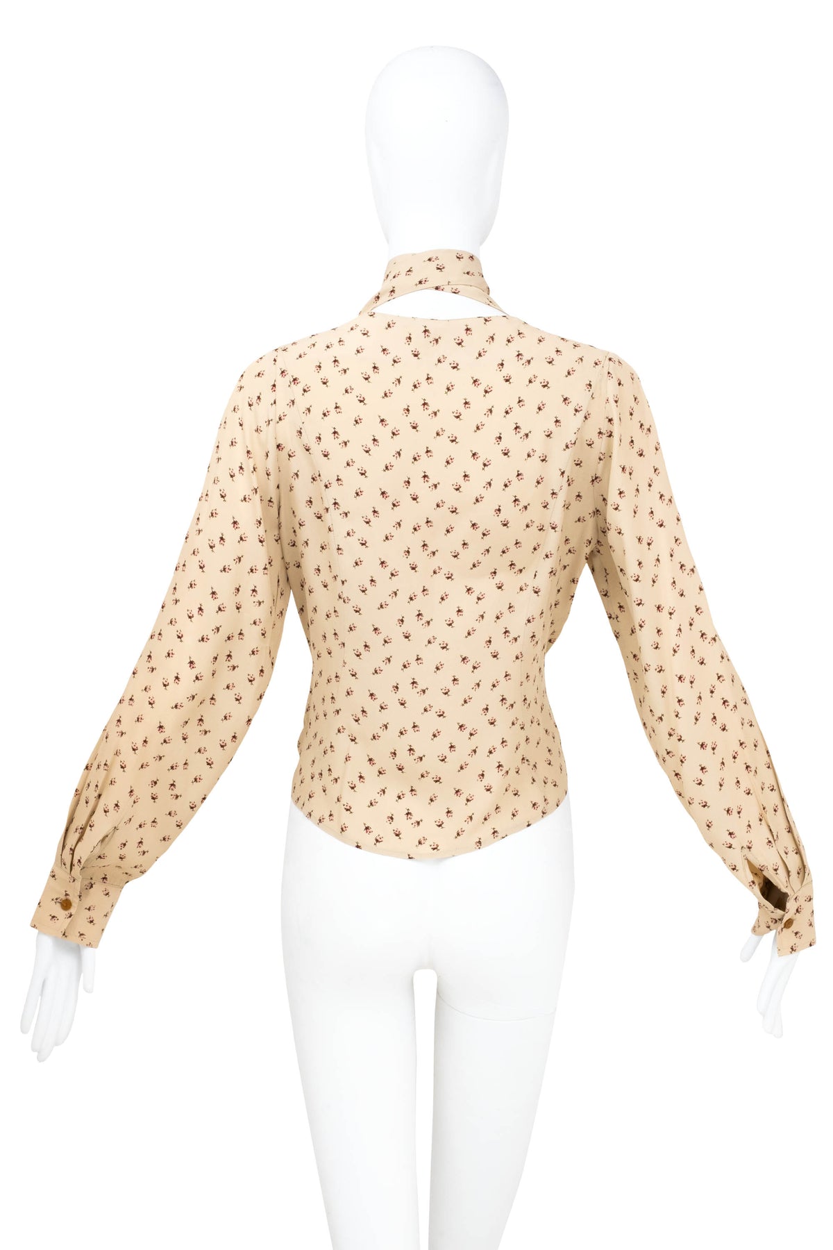 Vivienne Westwood Beige and Floral Top Size 4