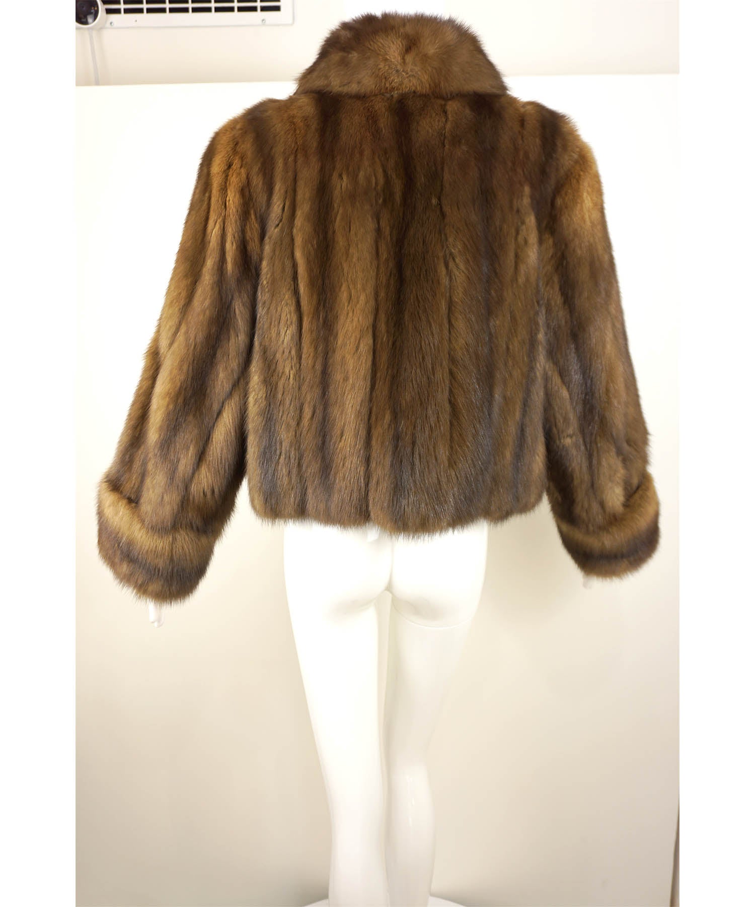 Williams Furs Vintage Sable Coat 1980's 1st - Foxy Couture Carmel