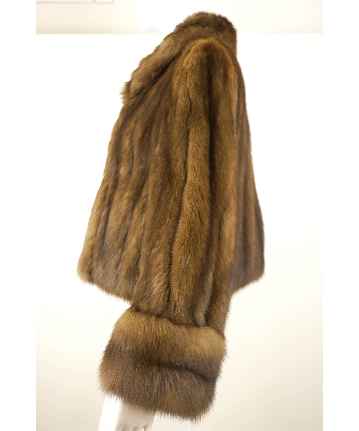 Williams Furs Vintage Sable Coat 1980's 1st - Foxy Couture Carmel