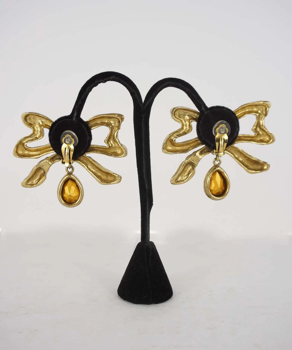 Yves Saint Laurent Vintage 80&#39;s Bow Earrings