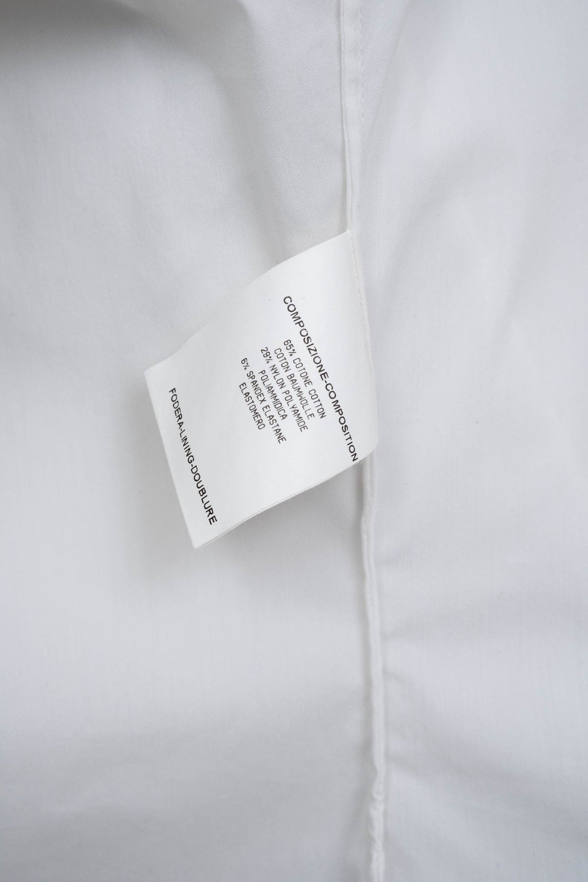 Yves Saint Laurent Rive Gauche White Tie Front Cotton Shirt Size 42/6