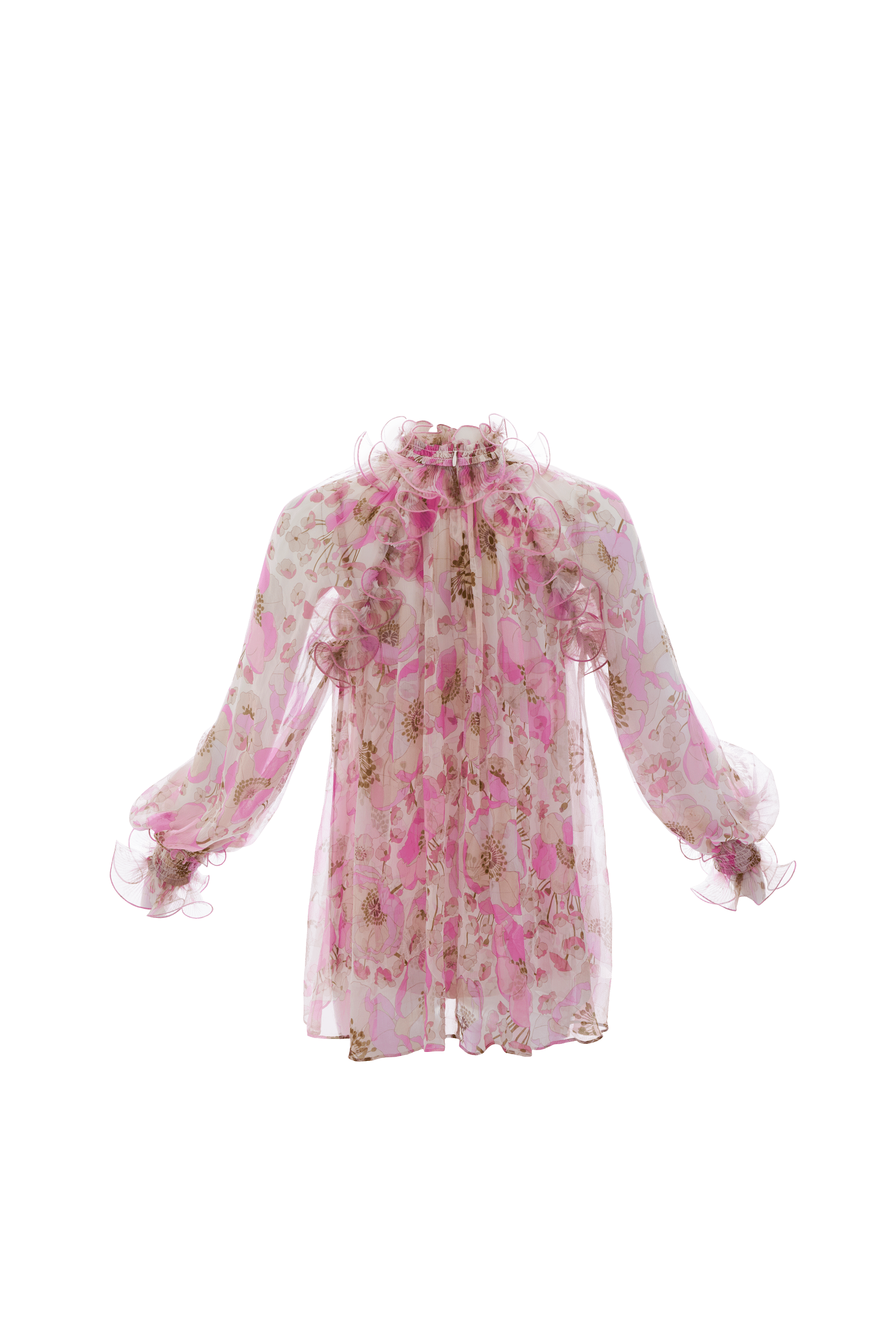 Zimmerman Pink Floral Top and Cami - Foxy Couture Carmel