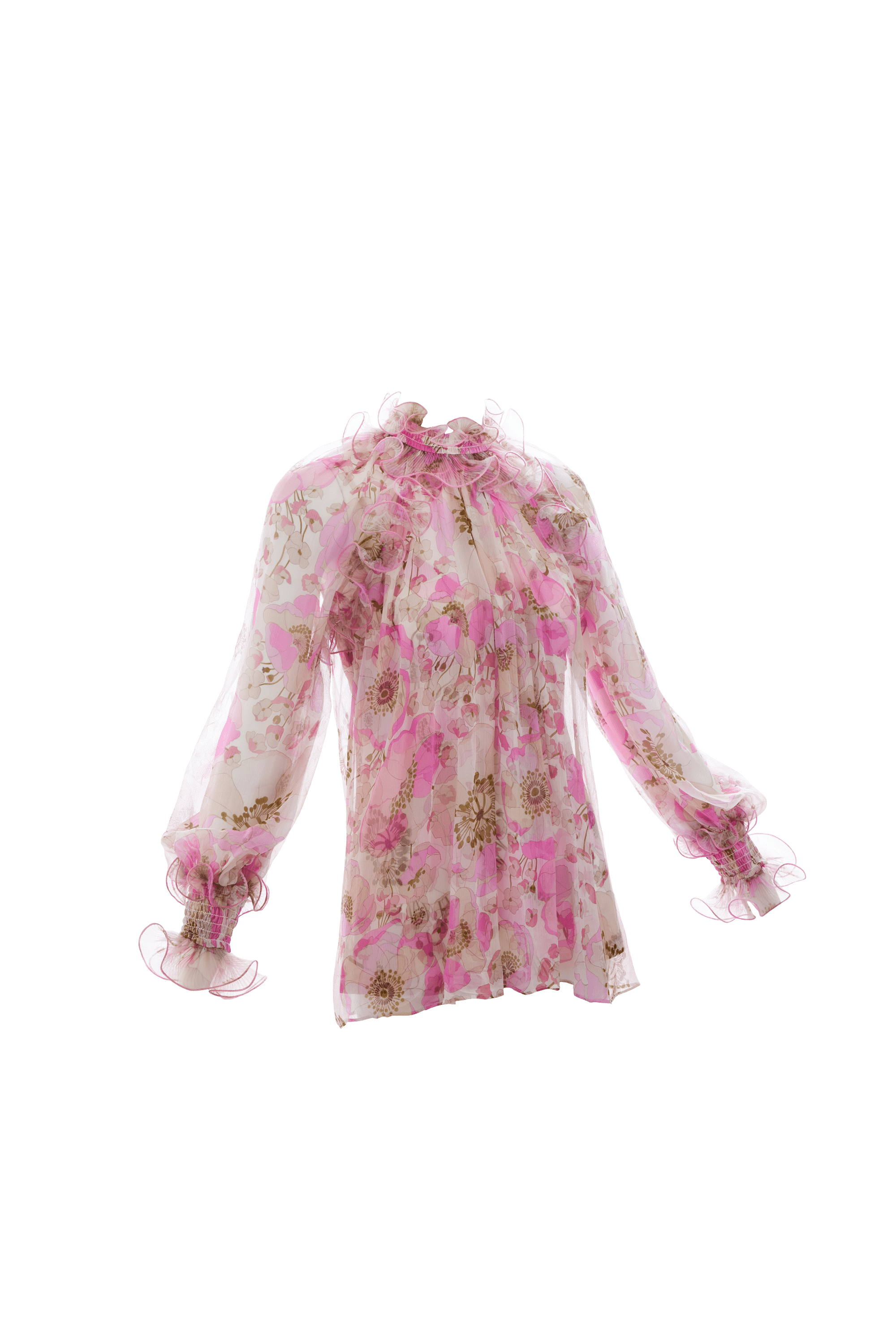 Zimmerman Pink Floral Top and Cami - Foxy Couture Carmel