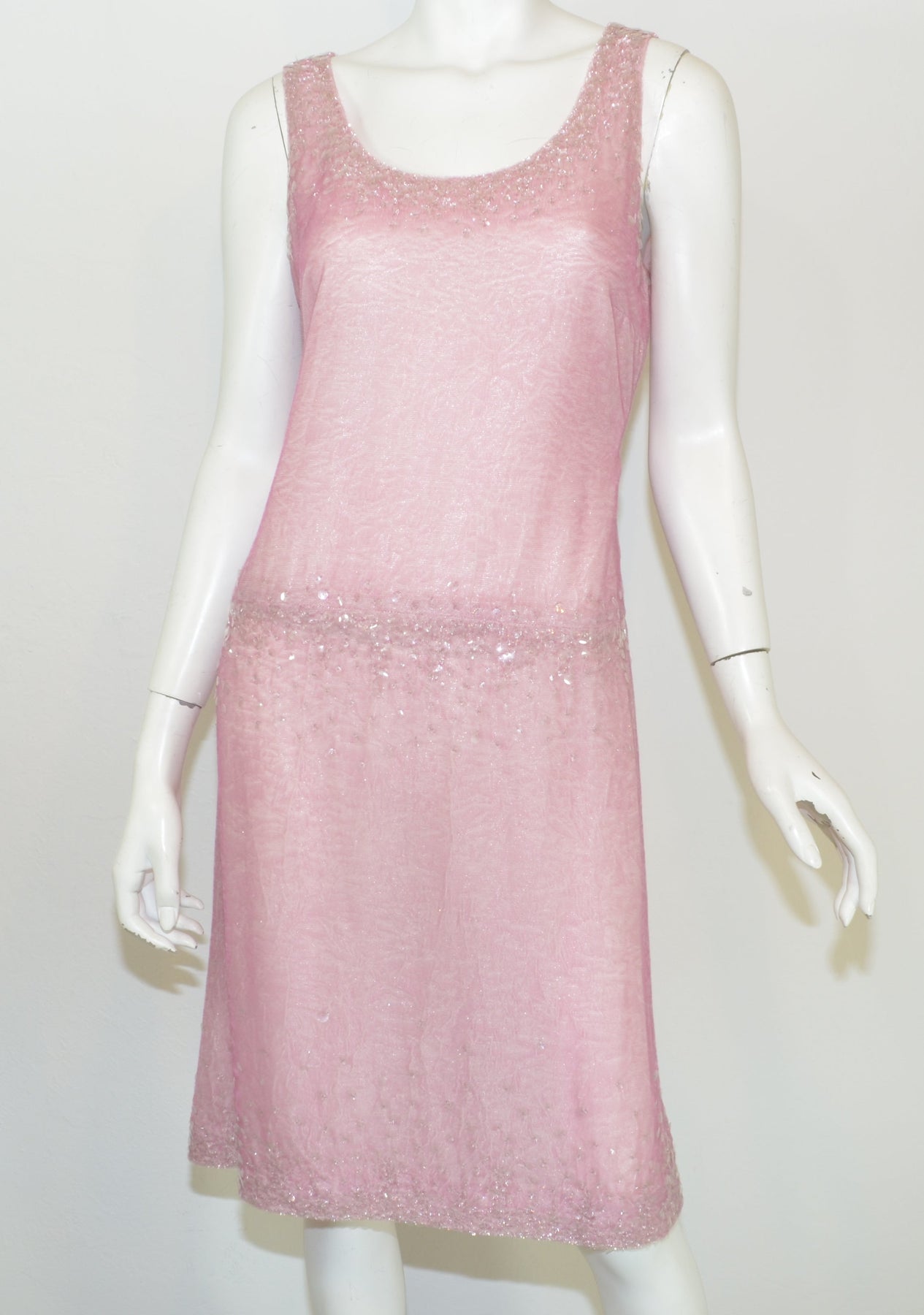 Foxy Couture Carmel | Chanel Pink Velvet Shift Dress