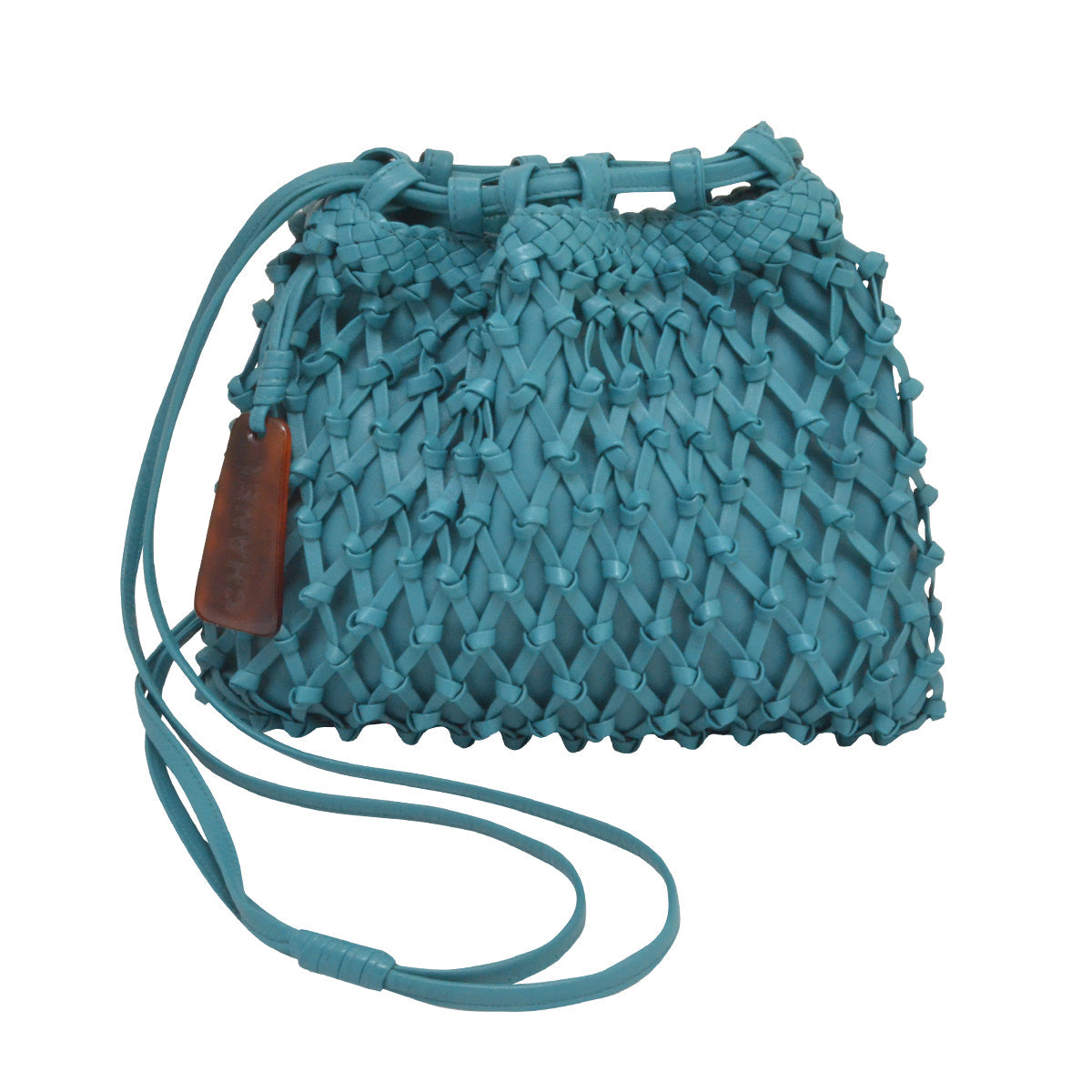 Foxy Couture Carmel | Chanel Teal Leather Knot Bucket Bag