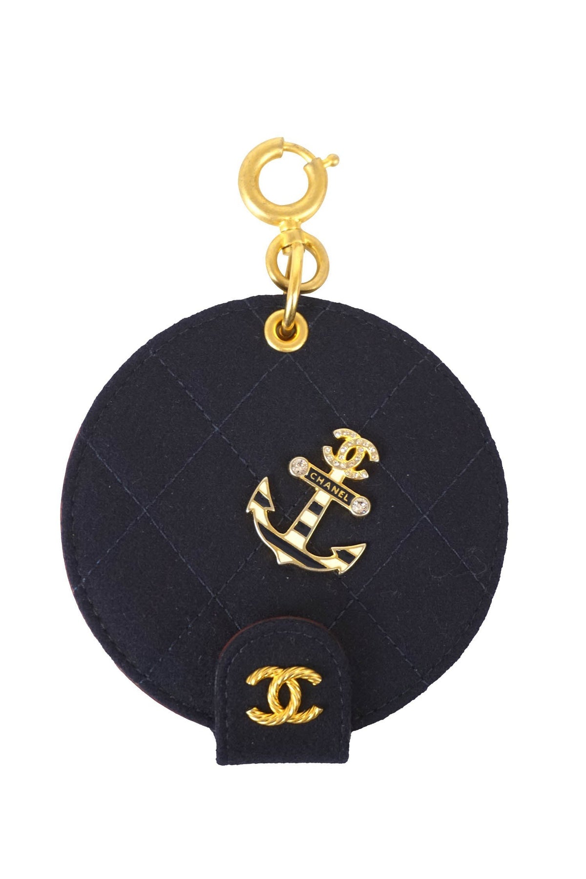 Chanel Paris-Hamburg Charms Wool Quilted Pocket Mirror 2018 – Foxy Couture  Carmel